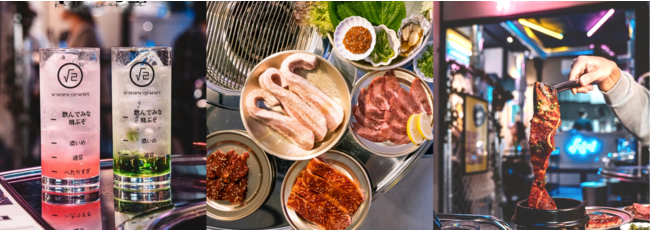 京もち豚のサムギョプサルやドラゴンカルビが人気。韓国旅行気分が味わえる内装の店内。