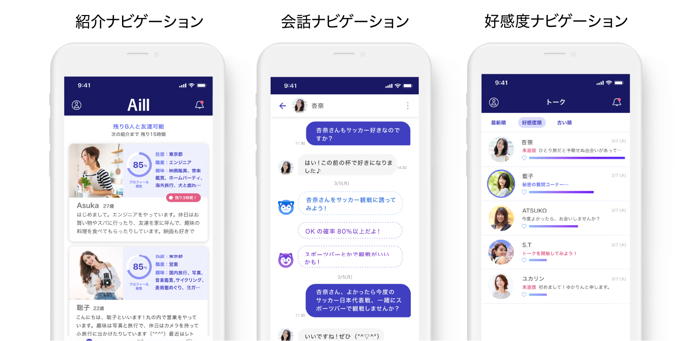 世界初のai恋愛ナビゲーションアプリ Aill エール 福利厚生市場にて事前登録スタート 株式会社aillのプレスリリース