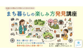 地域との最初の接点をつくる「まち暮らしの楽しみ方発見講座」導入のご案内～マンション住民・企業社員・地域拠点利用者向けプログラム～