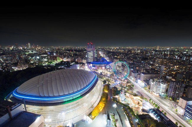 客室から見える絶景！東京ドームシティのイルミネーションイメージ