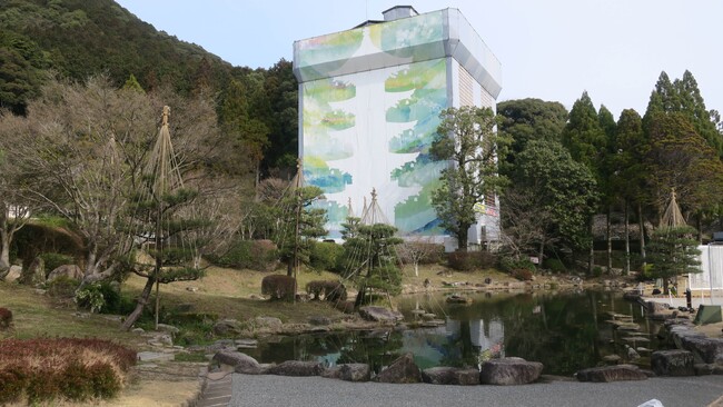 国宝瑠璃光寺五重塔はただいま修復中