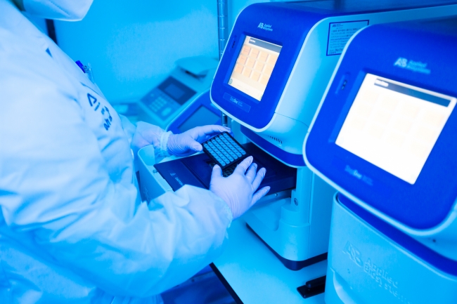 RT-PCR法によるPCR検査　当社内ラボ