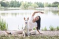 「IGNITE YOGA」が動物愛護週間に合わせて実施されたブルーボトルコーヒーのDog Weekにてヨガイベントをリード!