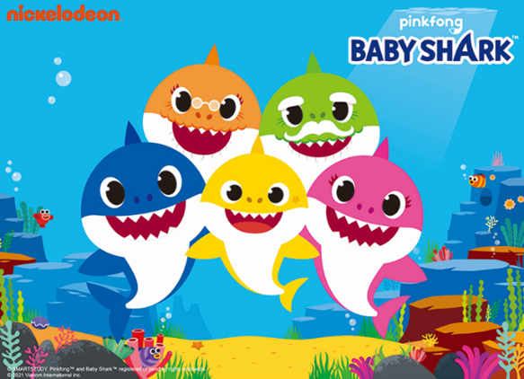 世界で大ブレイク中のダンス動画 ベイビーシャーク Pinkfong Baby Shark 初のプライズ化 キャラのメガジャンボぬいぐるみがモーリーファンタジー Palo限定で登場 株式会社イオンファンタジーのプレスリリース