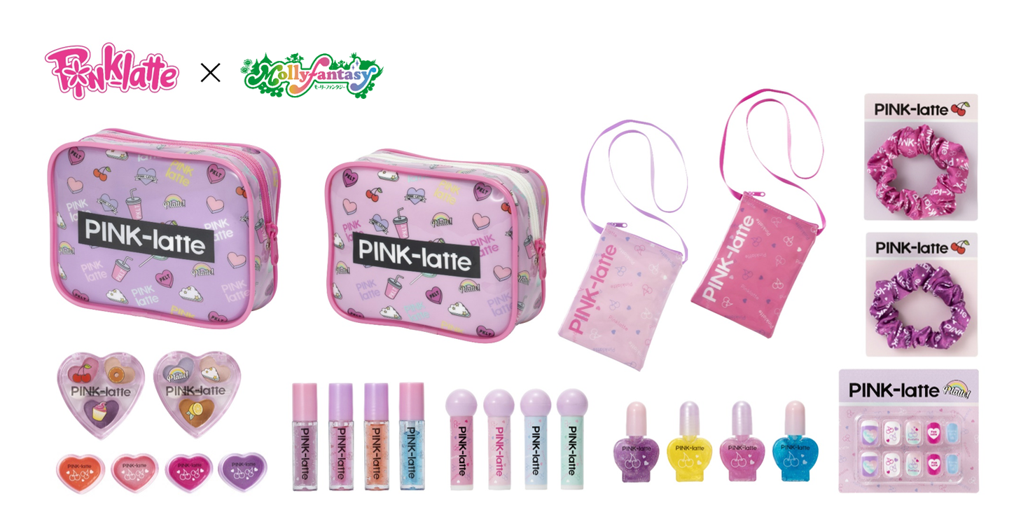 Pink Latte ピンク ラテ ハッピースイーツコスメ スイーツをイメージしたティーン向けコラボコスメが８月12日 木 モーリーファンタジー Palo Molly Onlineに登場 株式会社イオンファンタジーのプレスリリース