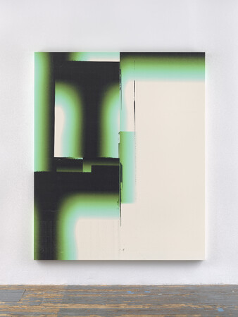 Wade Guyton, Untitled (2022). (C) Wade Guyton. Courtesy Matthew Marks Gallery