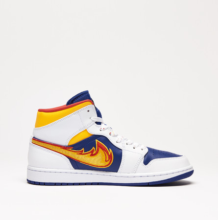 ビビットカラーが際立つMIDシリーズ「AIR JORDAN 1 MID WHITE/NAVY