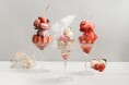 【SALON BAKE & TEA】初春いちごづくし!白いちご・紅ほっぺなどを使った装い異なる3種の新作いちごパフェ。大人気アフタヌーンティーもいちごづくし!