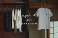 agnès b. と ADAM ET ROPE'の25SSコラボレーション第二弾!毎シーズン大人気のロゴTシャツが新色を携えて登場