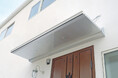 木造住宅に後付け可能な「ステー付アルミ庇（ひさし） 」新発売　　～ステー付で出幅1200㎜まで対応～