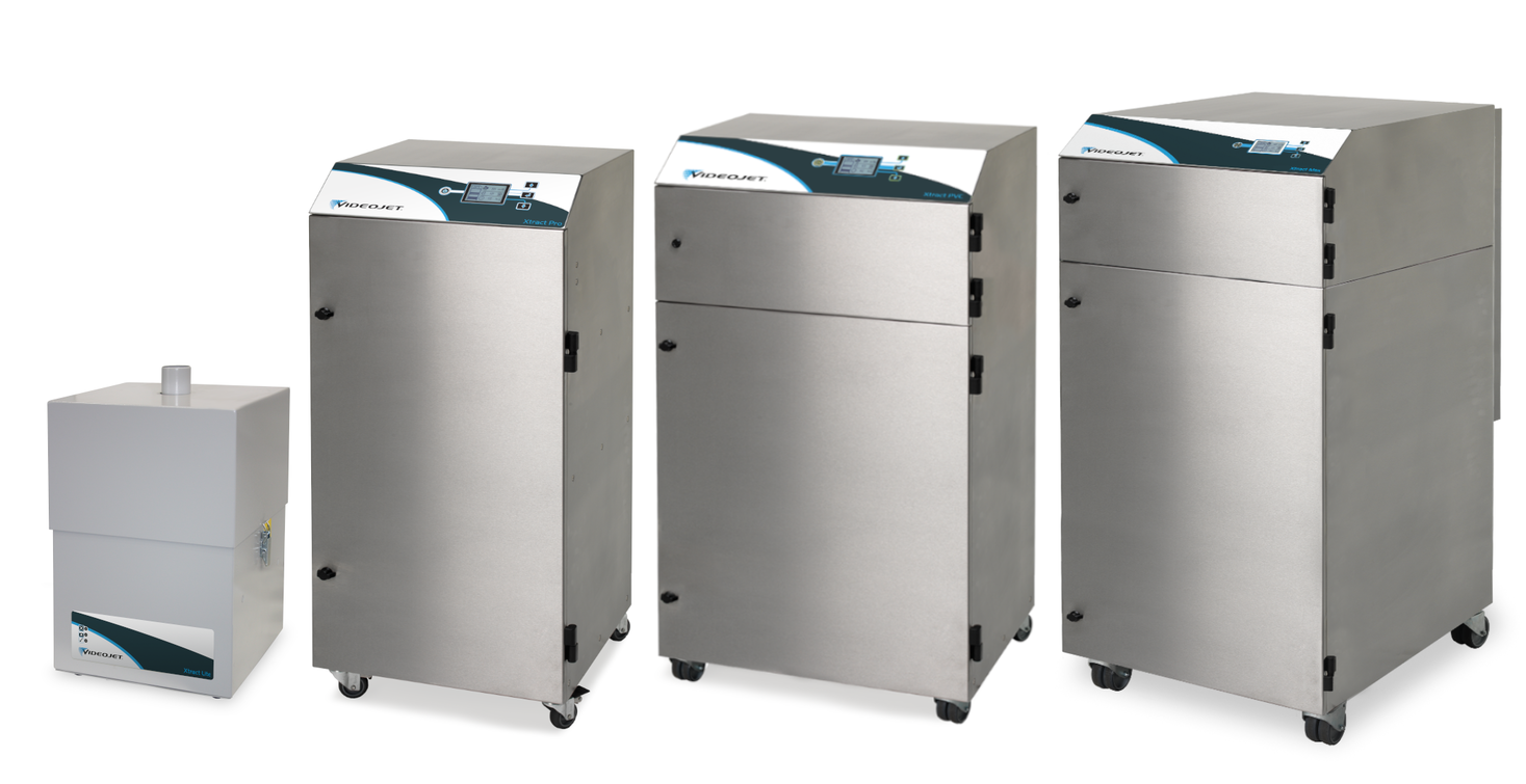 レーザーマーカー用集塵機 Xtract (エクストラクト) シリーズ発売｜ビデオジェット社のプレスリリース