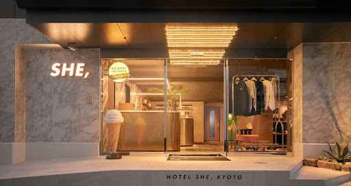 舞台となるHOTEL SHE, KYOTO(京都府・京都市) 舞台となるHOTEL SHE, KYOTO(京都府・京都市)