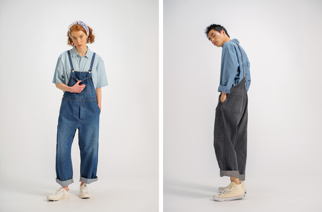 OVERALL　（左）ユーズド （右）ブラック