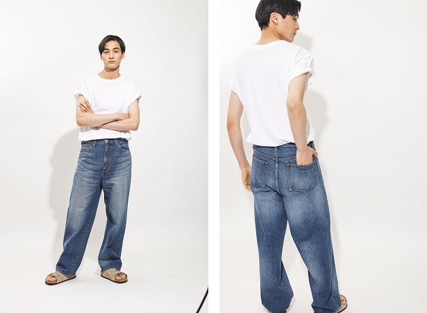 lot.Y1005 WIDE TAPERED JEANS ユーズド ￥16,500(tax in)