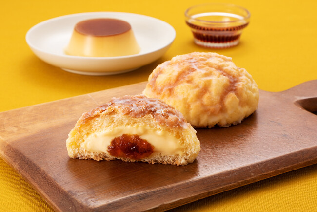 「くりーむメロンパン プリン味」(イメージ) 「くりーむメロンパン プリン味」(イメージ)