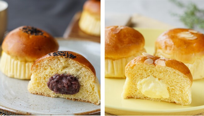 左：「極あんぱん」右：「極くりーむぱん」（イメージ）