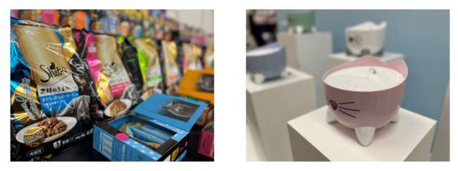 出展者ブースに並ぶ商品