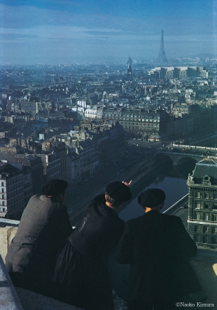 ノートル= ダム寺院， パリ，1954年