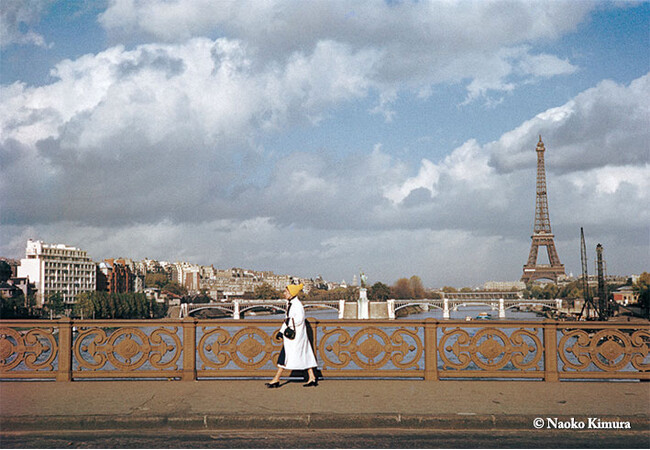ミラボー橋、パリ、フランス、1955年
