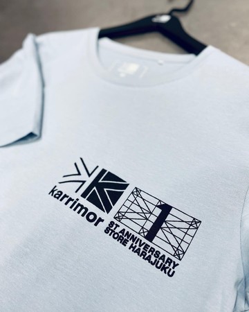 1周年記念ロゴでオリジナルkarrimor Tシャツ