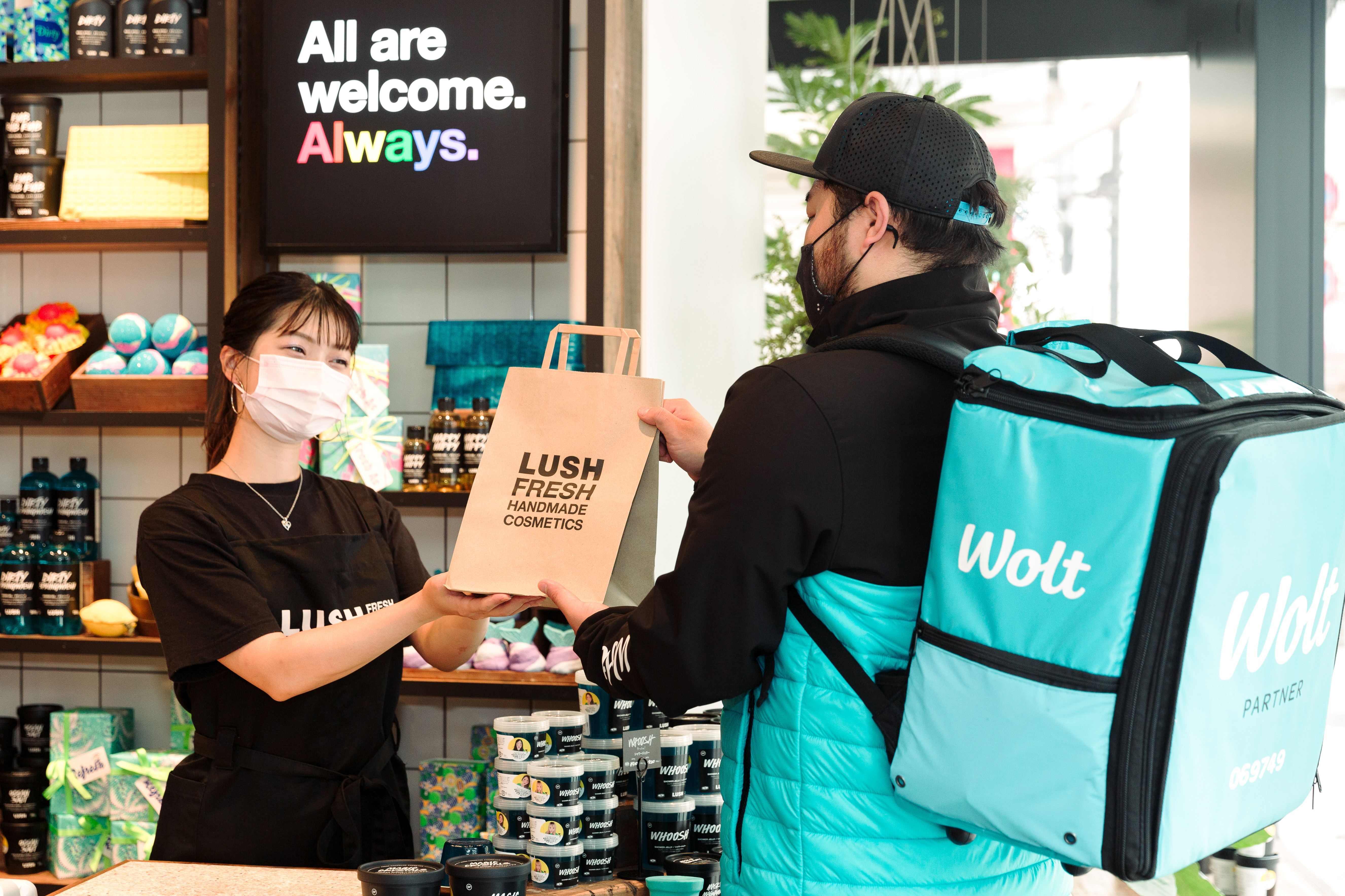 英国発ナチュラルコスメブランド Lushがデリバリーサービス Woltと提携 化粧品ブランドでは国内初のデリバリーサービスを7月21日 水 より開始 株式会社ラッシュジャパンのプレスリリース