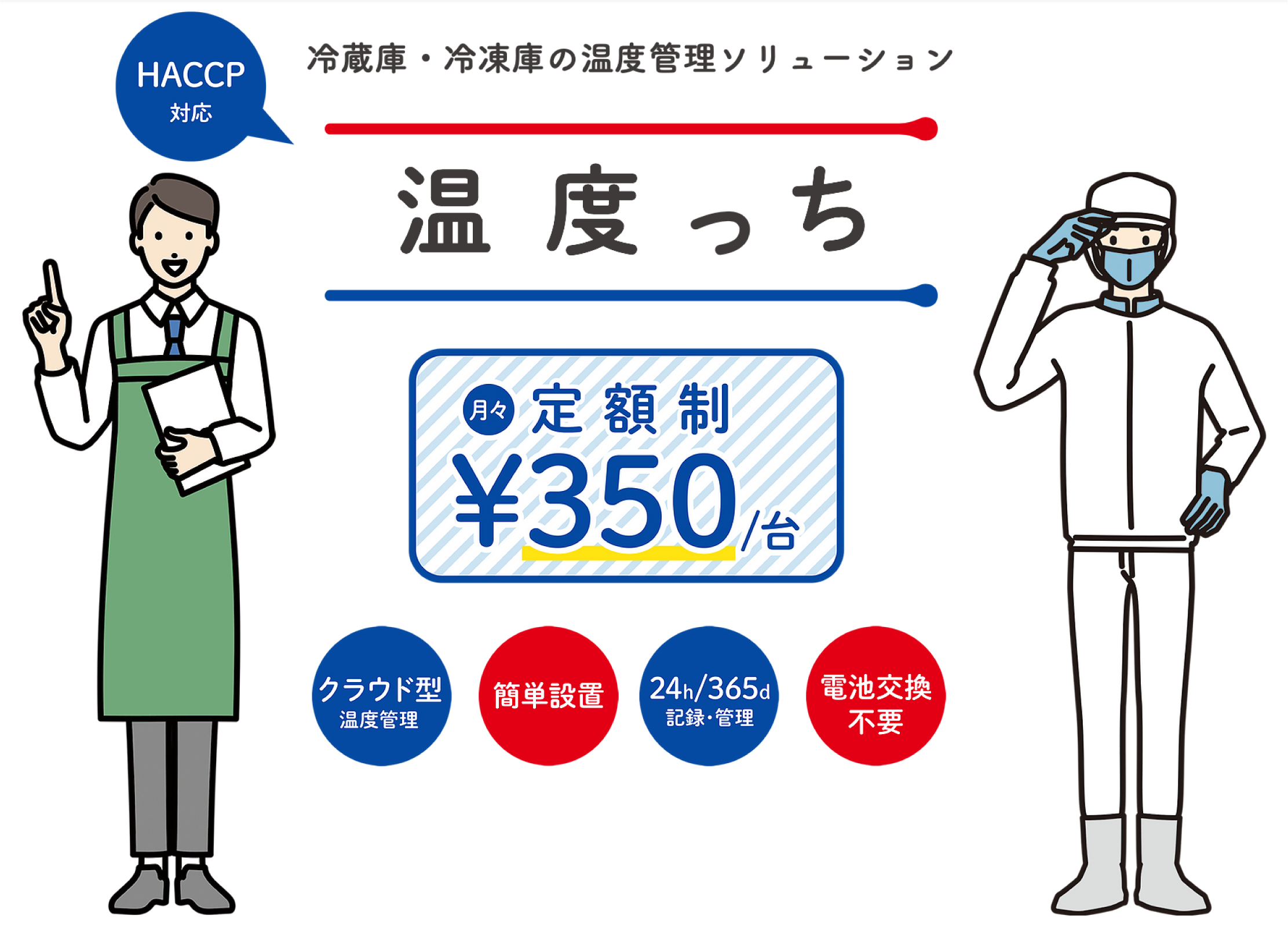 月々350円 台 冷蔵庫 冷凍庫を温度管理するiotソリューション 温度っち 11月1日リリース開始 Iot Mobile株式会社のプレスリリース