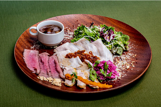 定番の奈良の肉「3種盛プレート」」 定番の奈良の肉「3種盛プレート」」