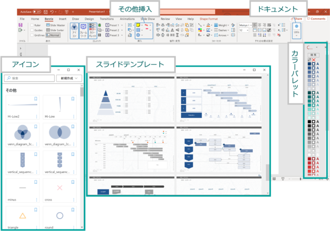 資料作成をサポートするpowerpoint拡張ツール Benrie ベンリー オリジナル便利機能を搭載した Benrieプレミアムプランの提供を開始 企業リリース 日刊工業新聞 電子版