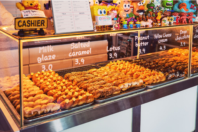 ソウル店での商品ディスプレイ