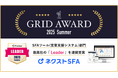 営業支援ツール「ネクストSFA」が「ITreview Grid Award 2025 Summer」で最高位の「Leader」を受賞