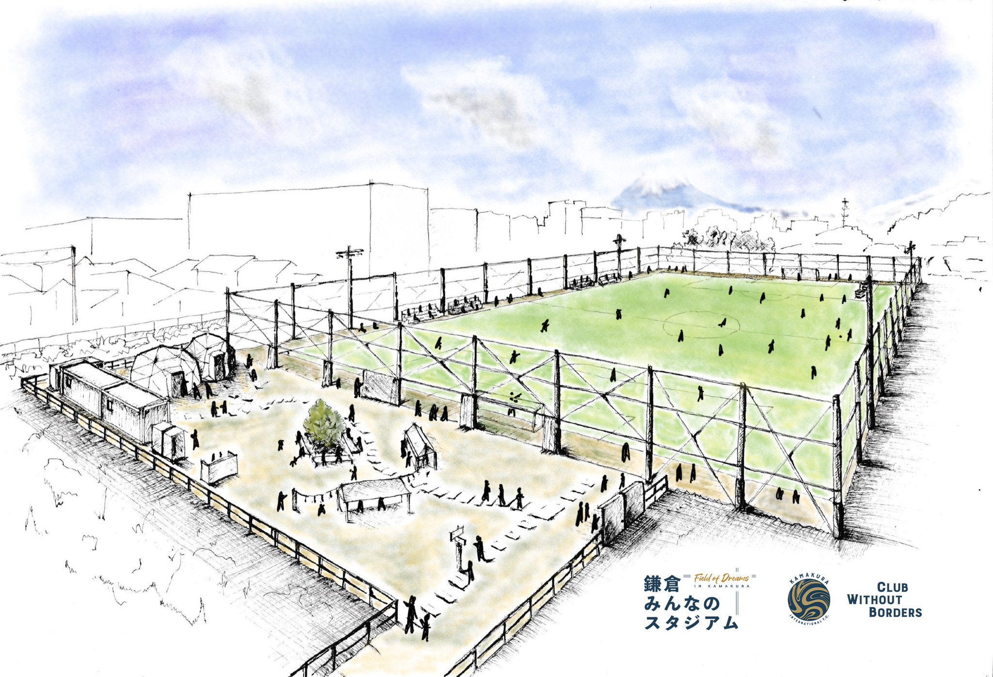 鎌倉みんなのスタジアム 鎌倉みんスタ プロジェクト 10月11日 月 鎌倉初の人工芝グラウンド グランドオープン決定のお知らせ 鎌倉インターナショナルfcのプレスリリース