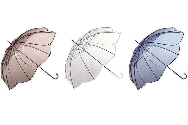 Becauseより 花びらに包まれるような傘 がクリア素材で登場 株式会社ビコーズのプレスリリース