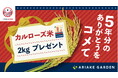 「有明ガーデン5周年記念」暮らし応援キャンペーン!感謝の気持ちを“コメて”、1万名様に『カルローズ米』をプレゼント!