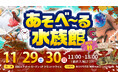 触れ合って学べる水族館イベント！『あそべ～る水族館』、「羽田エアポートガーデン」で開催