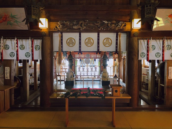 蒼柴神社境内