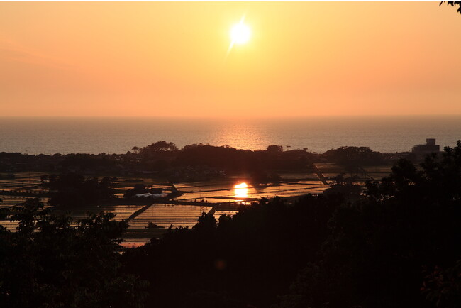 日本海・九十九島の夕日 日本海・九十九島の夕日