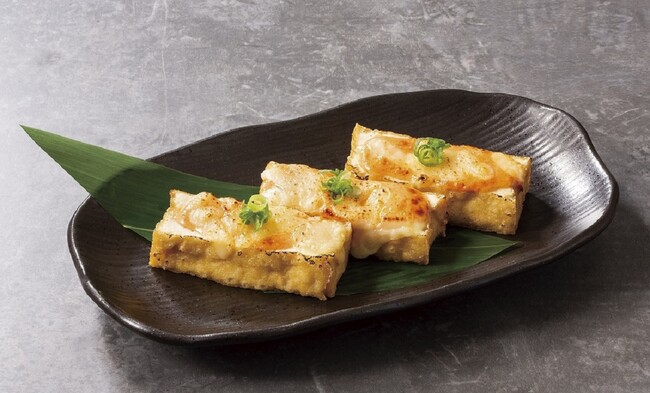 厚揚げの明太マヨネーズ焼き