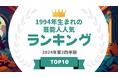 『タレントパワーランキング』が1994年生まれの芸能人ランキングを発表!WEBサイト『タレントパワーランキング』ランキング企画第360弾!
