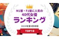 『タレントパワーランキング』がM1層とF1層に人気の40代女優ランキングを発表!WEBサイト『タレントパワーランキング』ランキング企画第375弾!