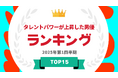 『タレントパワーランキング』が2025年2月度調査版タレントパワーが上昇した男優ランキングを発表!WEBサイト『タレントパワーランキング』ランキング企画第391弾!