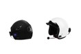 走行中に耳を塞がないIPX6防水対応。ヘルメットが強力な革新ウファースピーカーに