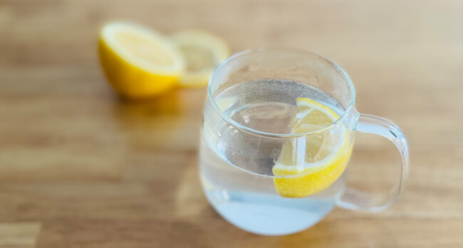 レモン白湯 レモン白湯