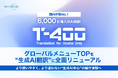 【高精度AI翻訳『T-4OO』アップデートのお知らせ】グローバルメニューTOPを“生成AI翻訳”に刷新