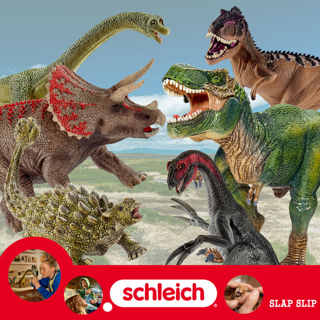 子ども服のSLAP SLIPより、ドイツ発のフィギュアメーカー「schleich（シュライヒ）」とのコラボレーションアイテムが登場！：時事ドットコム