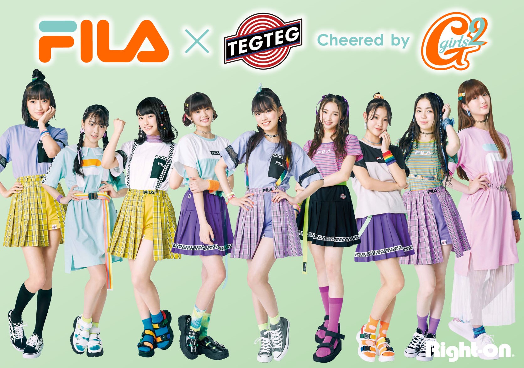 Fila Teg Teg Cheered By Girls の大人気キッズウェア第三弾が発売 ライトオンのオンラインショップで7月23日 木 より先行販売スタート 株式会社ライトオンのプレスリリース