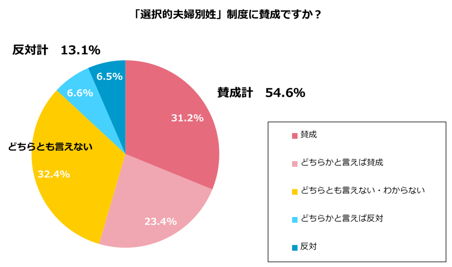 代 30代独身男女 夫婦別姓 賛成5割 実際に 別姓にしたい は2割 女性の5人に1人は夫婦 同姓に憧れないと回答 タメニー株式会社のプレスリリース