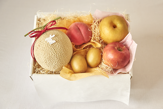 リラックスセットB - メロン、梨、りんごなど秋のセット（価格¥10,000＋税）