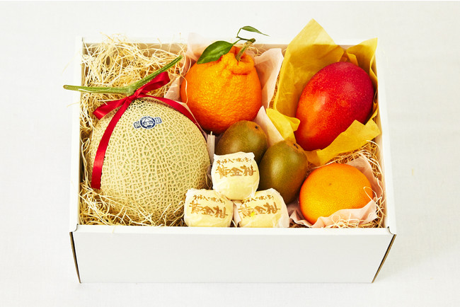 商品一例：リラックスセットA-マスクメロンと完熟マンゴー、季節のフルーツ-　