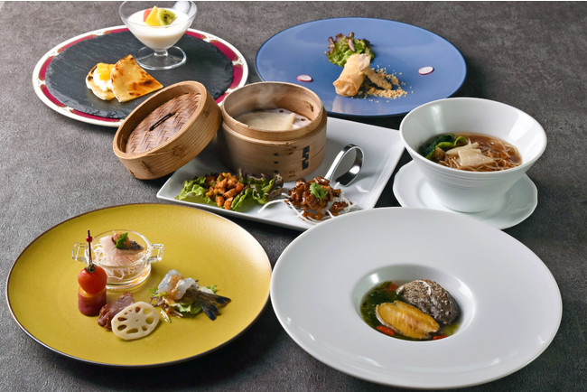 新ランチコース「蘭ーRANー」全体 新ランチコース「蘭ーRANー」全体