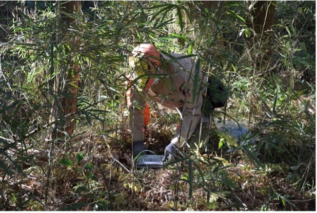 くくり罠「オリモOM-30型」（市販）